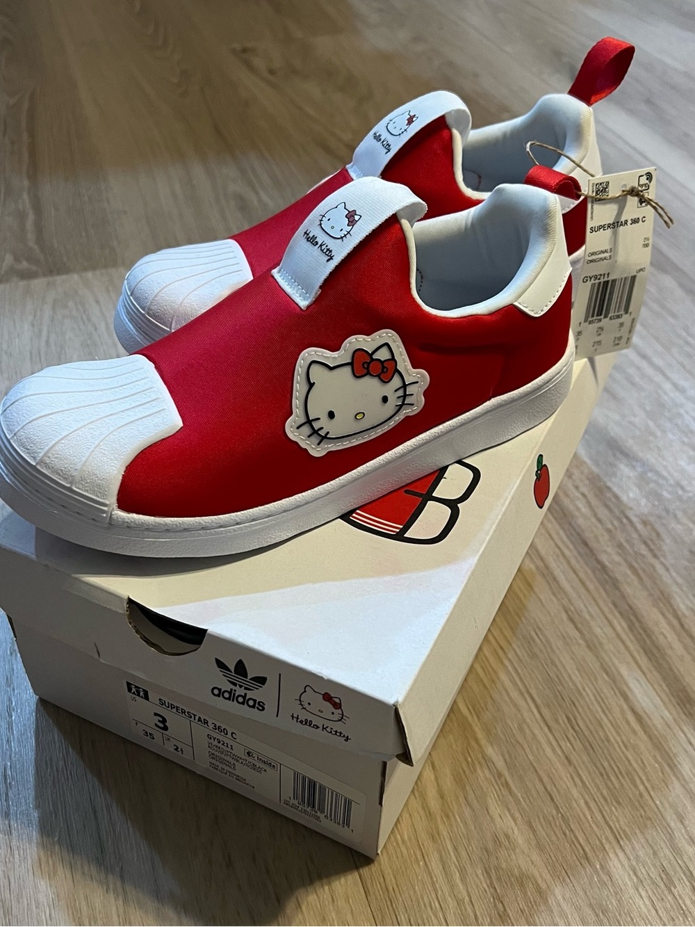 Adidas Superstar 360 Hello Kitty Slip-On Sneakers- NWT